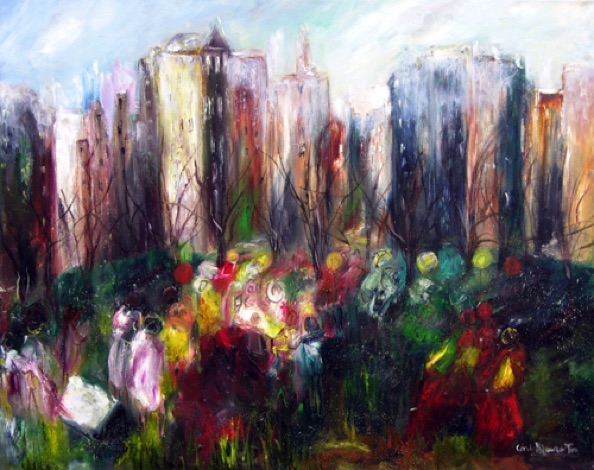 Central Park (24"x30")
#0508 Central Park (24"x30")
#0508