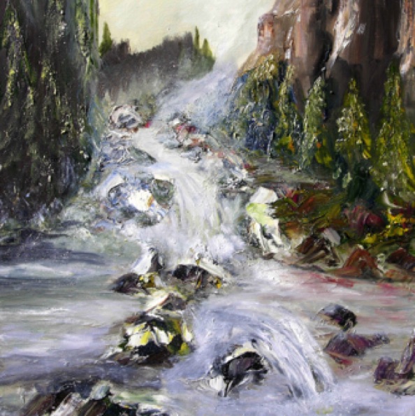 Yosemite Waterfall (36"x24")
#0540 Yosemite Waterfall (36"x24")
#0540