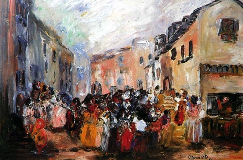 Town Square (27"x36")
#8707